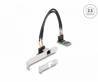 Delock Převodník M.2 Key B+M 1 x RJ45 2,5 Gigabit LAN