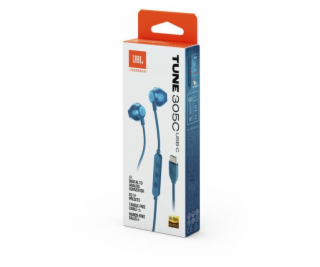 JBL Tune 305 USB-C, Slúchadlá, modré