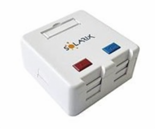 Solarix Zásuvka modulární pro 2 keystony na omítku bílá S...