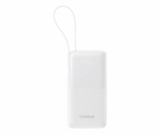 Powerbanka Baseus Bipow 2 10000mAh 20W s kabelem USB-C bílá