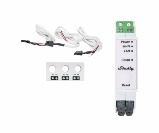 Shelly Pro 3EM-3CT63 WIFI 1/3-cestný měřič spotřeby energie