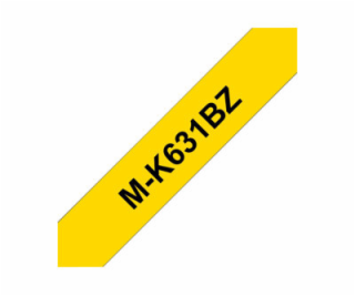 Brother M-K631BZ - Černá na žluté - Role (0,9 cm x 8 m) 1...