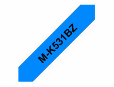 Brother M-K531BZ - Černá na modré - Role (1,2 cm x 8 m) 1 kazeta/y nelaminovaná páska - pro P-Touch PT-55, PT-65, PT-75, PT-85, PT-90, PT-BB4