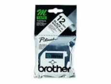 Brother M-K231SBZ - Černá na bílé - Role (1,2 cm x 4 m) 1 kazeta/y blistr - nelaminovaná páska - pro P-Touch PT-55, PT-65, PT-75, PT-80, PT-85, PT-BB4, PT-M95