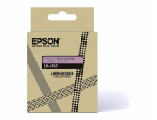 Epson Soft Pink/Gray 12mm LK-4PAS, C53S672103