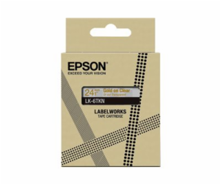 Epson Metallic Clear/Gold 24mm LK-6TKN, C53S672098