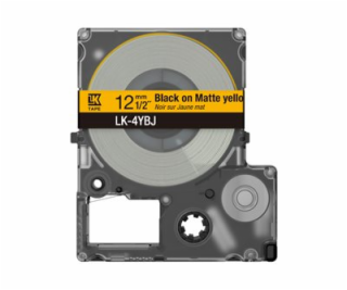 Epson Matte Yellow/Black 12mm LK-4YBJ, C53S672074