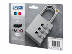 Epson 35 Multipack - 4-balení - černá, žlutá, azurová, purpurová - originální - blistr s RF / akustickým alarmem - inkoustová cartridge - pro WorkForce Pro WF-4720, WF-4720DWF, WF-4725DWF, WF-4730, WF
