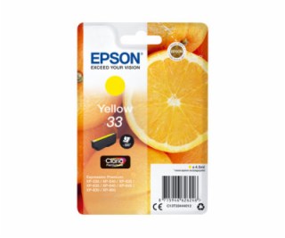 Epson 33 - 4.5 ml - žlutá - originální - blistr s RF / ak...