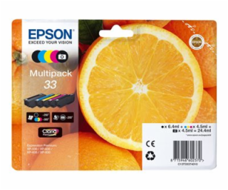 Epson 33 Multipack - 5-balení - 24.4 ml - černá, žlutá, a...