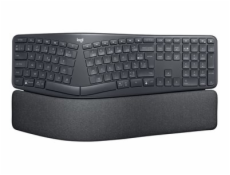 Logitech ERGO K860 - Klávesnice - bezdrátový - 2.4 GHz, Bluetooth 5.0 - AZERTY - francouzská - grafit