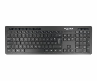 Delock - Silent - klávesnice - bezdrátový - 2.4 GHz - QWE...