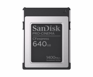 SanDisk PRO-CINEMA - Paměťová karta flash - 640 GB - CFex...