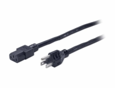 APC - Elektrický kabel - NEMA 5-15 (M) do power IEC 60320 C13 - AC 120 V - 2.44 m - černá - pro P/N: SCL400RMJ1U, SMX1000C, SMX1500RM2UC, SMX1500RM2UCNC, SMX750C, SMX750CNC