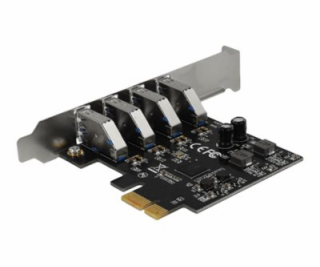 Delock - USB adaptér - PCIe 2.0 nízký profil - USB 3.0 x 4