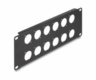 Delock - Patch panel (záslepný) - typ D - montáž do racku...