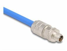 Delock - Síťový konektor - 8 pin M12-X (M) - CAT 6a - IEEE 802.3an