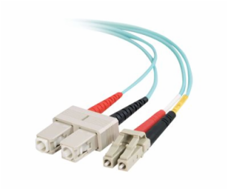 C2G LC-SC 10Gb 50/125 OM3 Duplex Multimode PVC Fiber Opti...