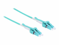 Delock - Síťový kabel - multirežim LC (M) do multirežim LC (M) - 1 m - optické vlákno - 50 / 125 mikron - OM3 - neobsahuje halogen, uniboot - vodě - barva