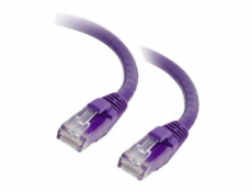 C2G Cat5e Booted Unshielded (UTP) Network Patch Cable - Patch kabel - RJ-45 (M) do RJ-45 (M) - 1.5 m - UTP - CAT 5e - lisovaný, provedení bez hrbolků, licna - purpurová