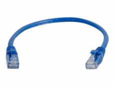 C2G Cat6 Booted Unshielded (UTP) Network Patch Cable - Patch kabel - RJ-45 (M) do RJ-45 (M) - 1 m - UTP - CAT 6 - lisovaný, provedení bez hrbolků, licna - modrá