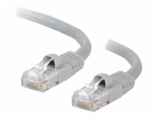 C2G Cat5e Booted Unshielded (UTP) Network Patch Cable - Patch kabel - RJ-45 (M) do RJ-45 (M) - 2 m - UTP - CAT 5e - lisovaný, provedení bez hrbolků, licna - šedá