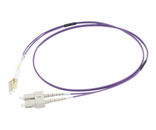 C2G 50m LC/SC OM4 LSZH Fibre Patch - Purple - Patch kabel...