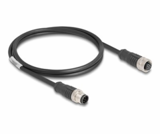 Delock - Síťový prodlužovací kabel - 8kolíkový M12 (M) do...