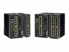 Cisco Catalyst IE3300 Rugged Series - Přepínač - řízený - 10 x 10/100/1000 (8 PoE+) + 2 x SFP - lze montovat na konzolu DIN - PoE+ (360 W) - napájení DC