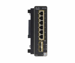 Catalyst, IE3300 w/6GE CU,2GE SFP,Exp Module
