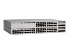 Cisco Catalyst 9200 - Vylepšené VRF, Network Advantage - přepínač - L3 - inteligentní - 24 x 10/100/1000 (PoE+) + 4 x 10 Gigabit SFP+ - Lze montovat do rozvaděče - PoE+