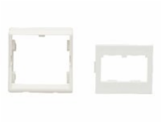 Panduit MINI-COM - Kryt zásuvky - arktická bílá - 2 porty
