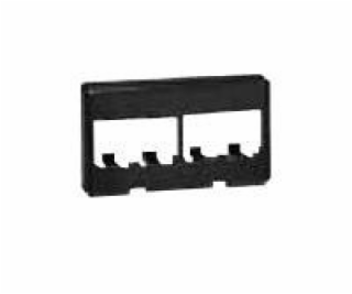 Panduit MINI-COM Snap-On Modular Furniture Faceplate - Kr...