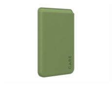 CARE by PanzerGlass - Magnetic card holder - kompatibilita s MagSafe - pikantní zelená - pro Apple iPhone 12, 13, 14