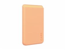 CARE by PanzerGlass - Magnetic card holder - kompatibilita s MagSafe - broskvový - pro Apple iPhone 12, 13, 14