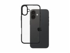 CARE by PanzerGlass - Zadní kryt pro mobilní telefon - vlajková loď - kompatibilita s MagSafe - termoplastický polyuretan (TPU), polykarbonát - černá - pro Apple iPhone 16 Plus