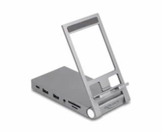 Delock - Dokovací stanice + stojan na notebook/tablet - U...