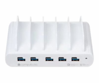Compulocks 5 Port USB-C and USB-A Charging Dock with UK P...
