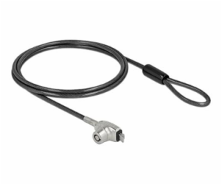 Navilock - Bezpečnostní kabelový zámek - černá, stříbrná ...