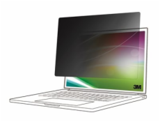 3M Bright Screen Privacy Filter - Filtr pro zvýšení soukromí k notebooku - pro notebook s plnou obrazovkou - odstranitelné - sklopným - 13.3  - černá