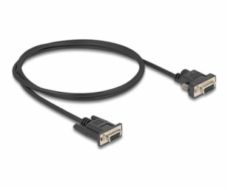 Delock - Sériový kabel - DB-9, DC jack 5,5 x 2,1 mm (F) d...