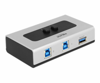 Delock Switch USB 3.0 2 port manual bidirectional - USB p...