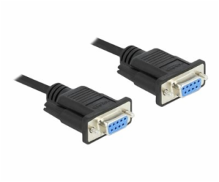 Delock - Sériový kabel - DB-9 (F) do DB-9 (F) - 1 m - kří...