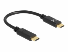 Delock - USB kabel - 24 pin USB-C (M) do 24 pin USB-C (M) - 5 A - 15 cm - černá