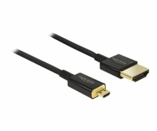 Delock Slim Premium - Kabel HDMI s ethernetem - 19 pin mi...