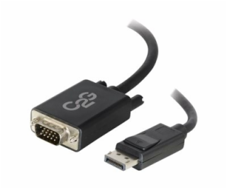 C2G 1m DisplayPort to VGA Adapter Cable - DP to VGA - Bla...