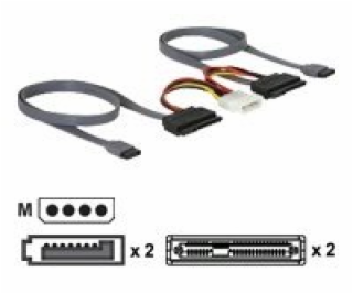 Delock SATA All-in-One cable - Kabel SATA - Serial ATA 15...