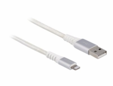 Delock - Kabel Lightning - USB s piny (male) do Lightning s piny (male) - 3 m - bílá - kulatý