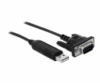 Delock - Sériový kabel - USB (M) do DB-9 (M) - 1.8 m - černá
