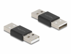 Delock - USB adaptér - USB 2.0 A (M) do USB 2.0 A (M) - černá